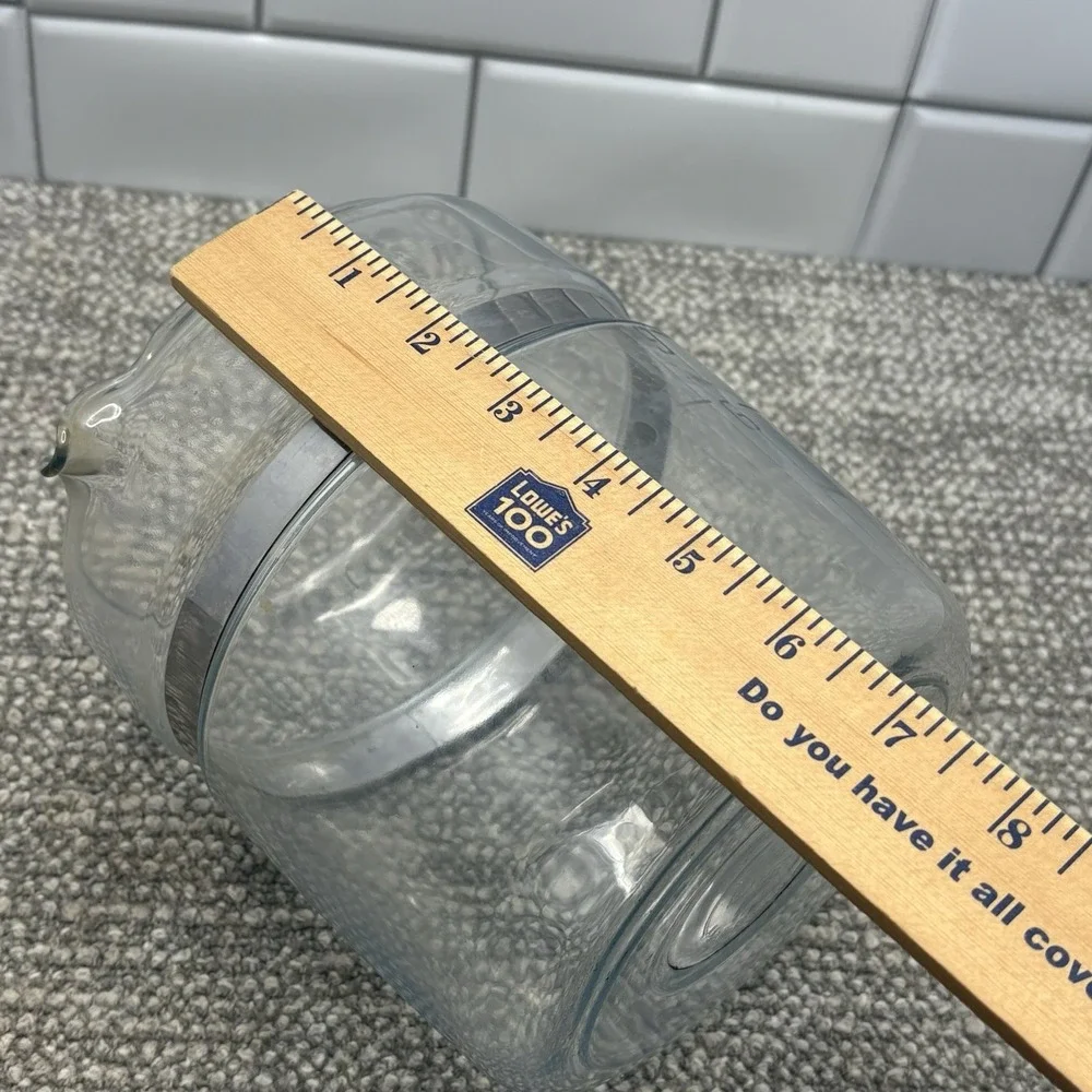 Pyrex VTG Glass Coffee Pot Stainless Steel Trim Acrylic Handle‎ 9 Cup 7759 - Picture 16 of 16